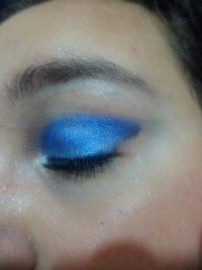 Smokey eye diferente e azul! :)
